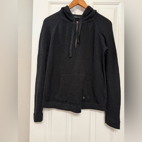 **Prana Black Knit Sweater – Size XL** - Picture 1 of 4